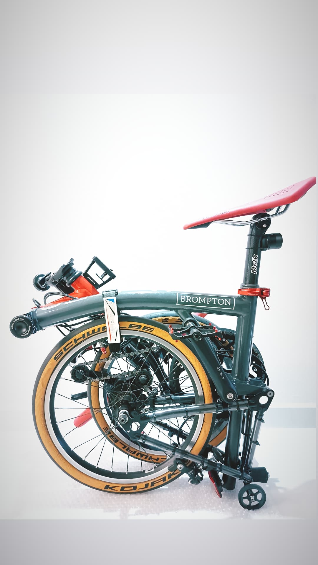 Brompton CHPT 3 custom Frame Strap + Velcro Patch