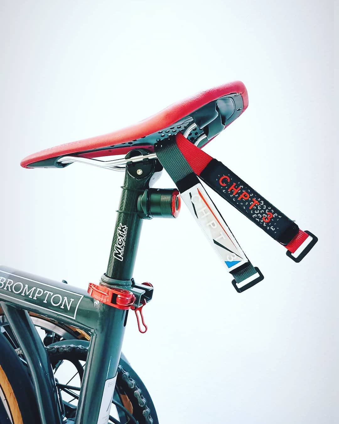 Brompton CHPT 3 custom Frame Strap + Velcro Patch