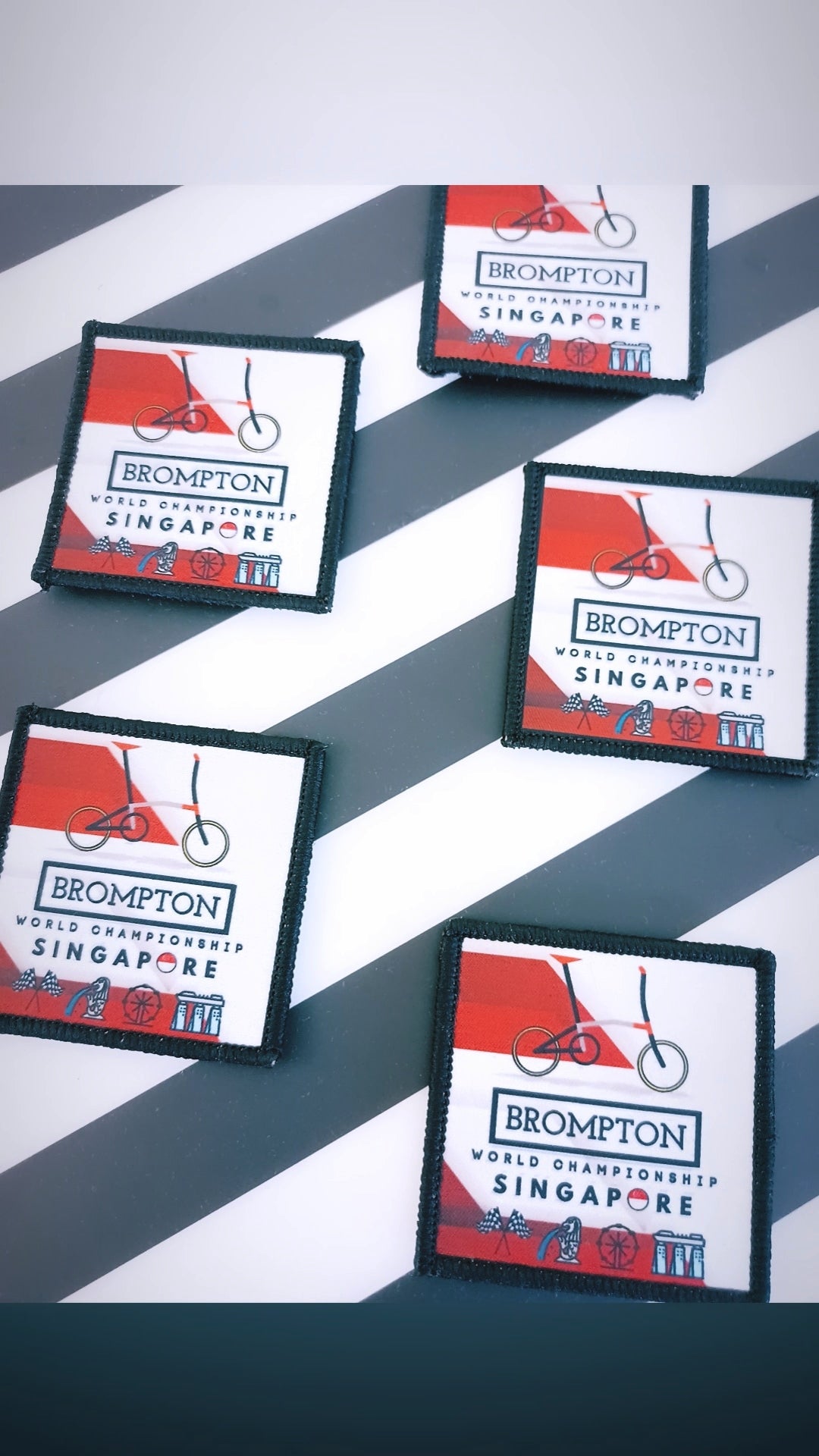 Brompton World Championship Singapore Velcro Patch