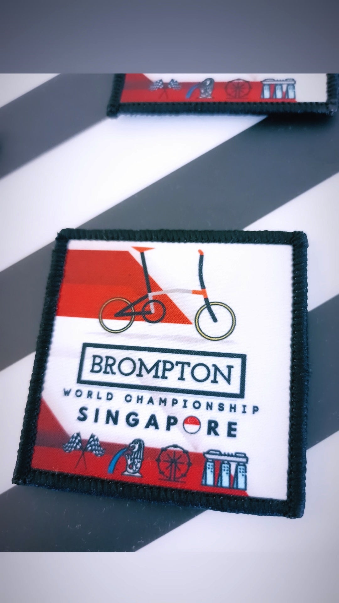 Brompton World Championship Singapore Velcro Patch