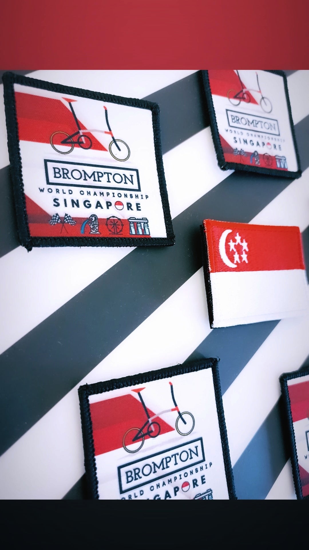 Brompton World Championship Singapore Velcro Patch