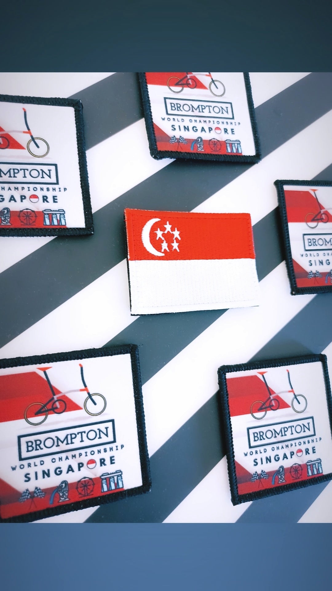 Brompton World Championship Singapore Velcro Patch
