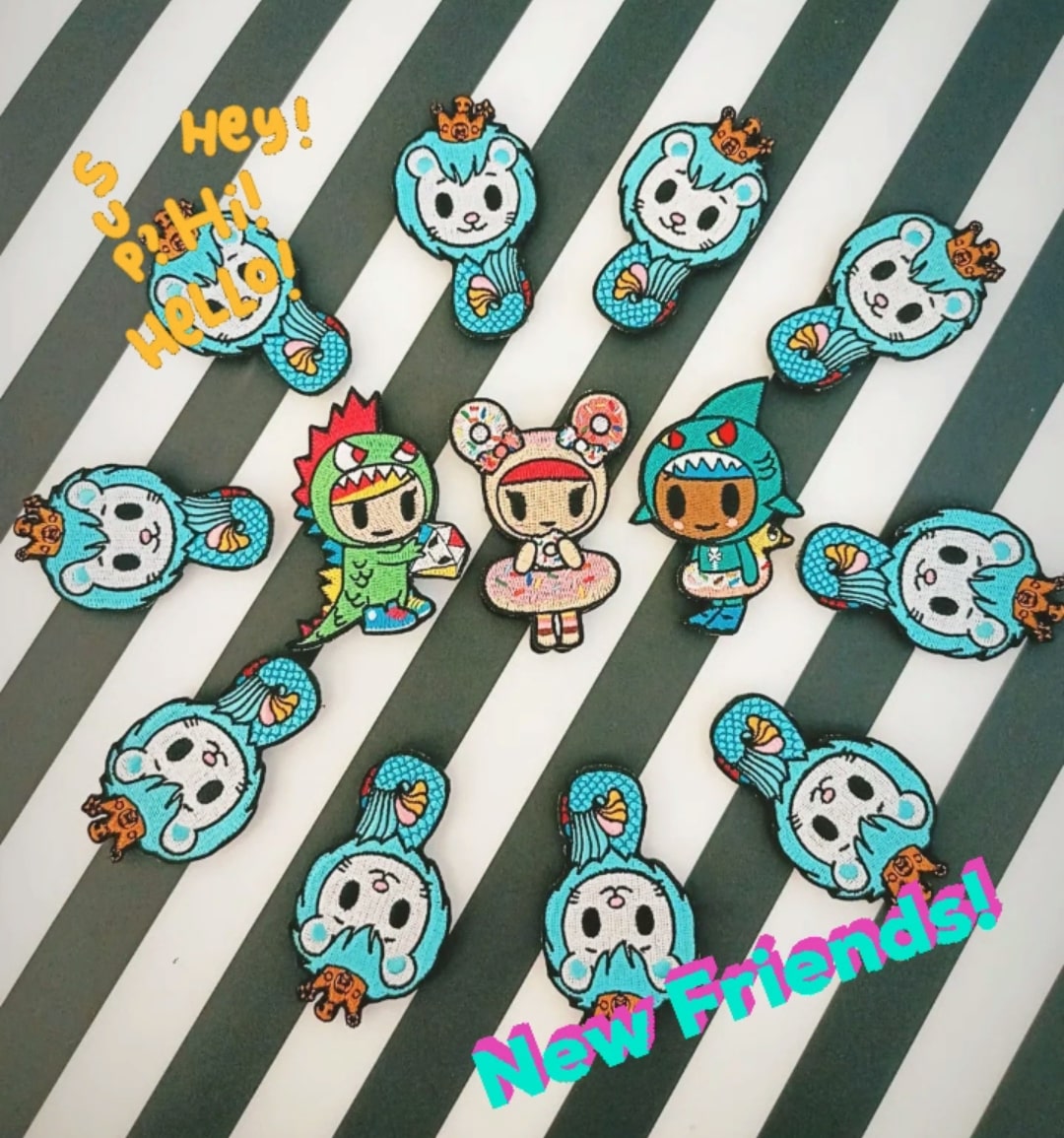 Tokidoki Velcro Patches