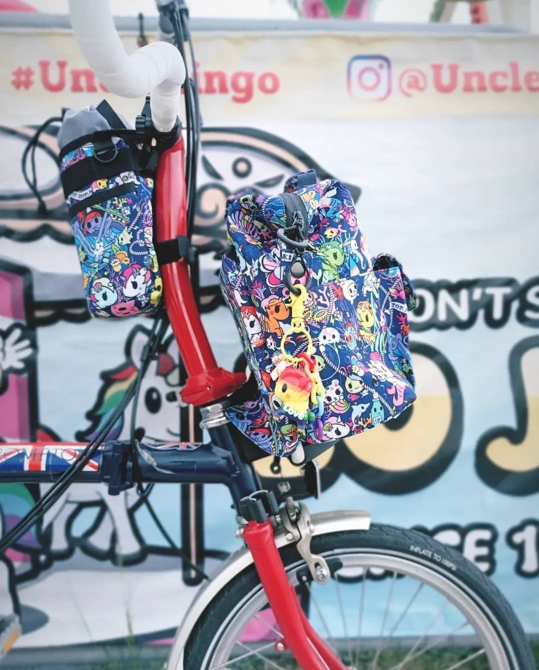 UrbanX Brompton Bag Saddle Handlebar Tokidoki