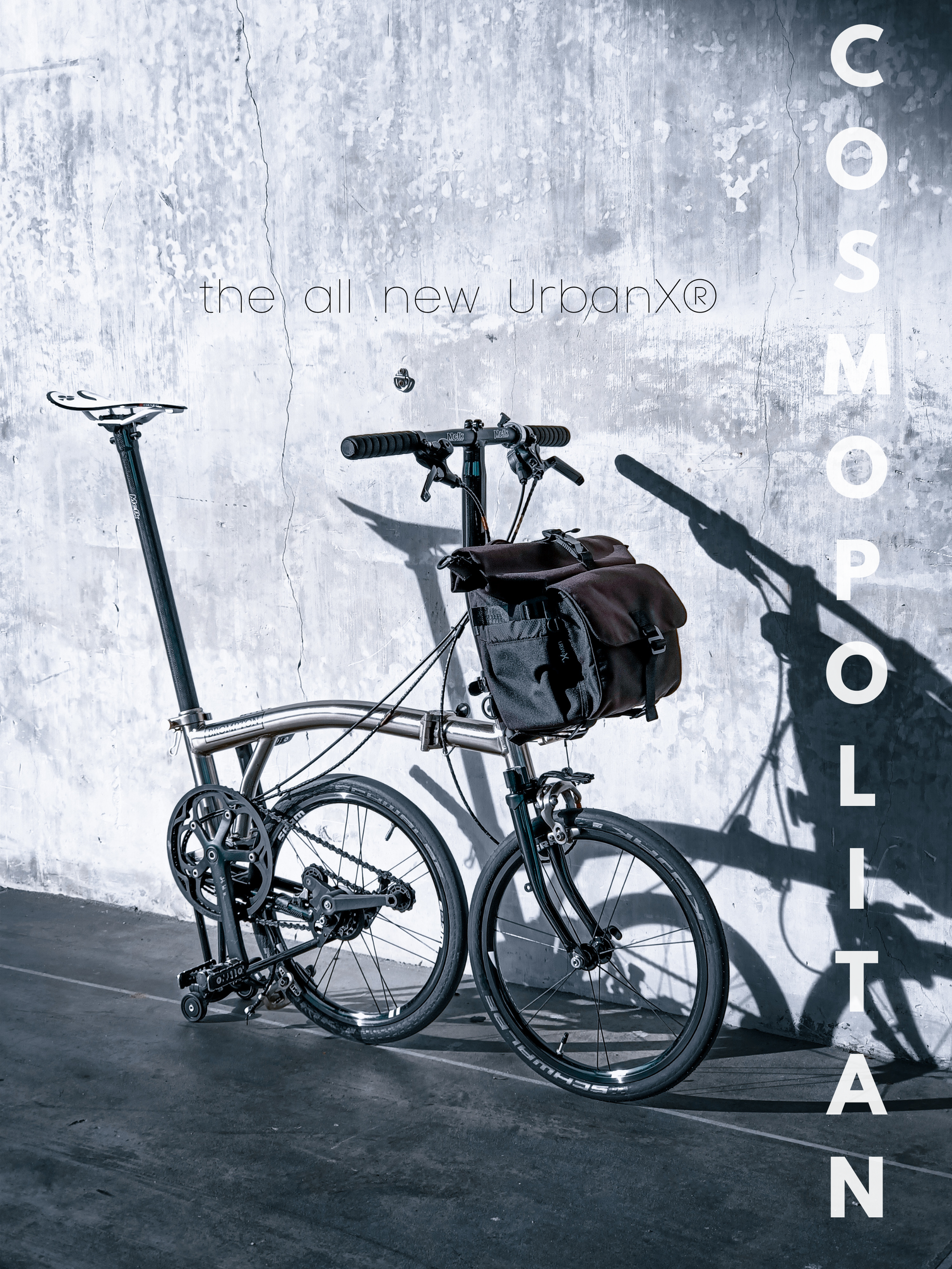 【UrbanX Cosmopolitan】ロールアップバック ブロンプトン用 UrbanX Cosmopolitan】ロールアップバック ブロンプトン用