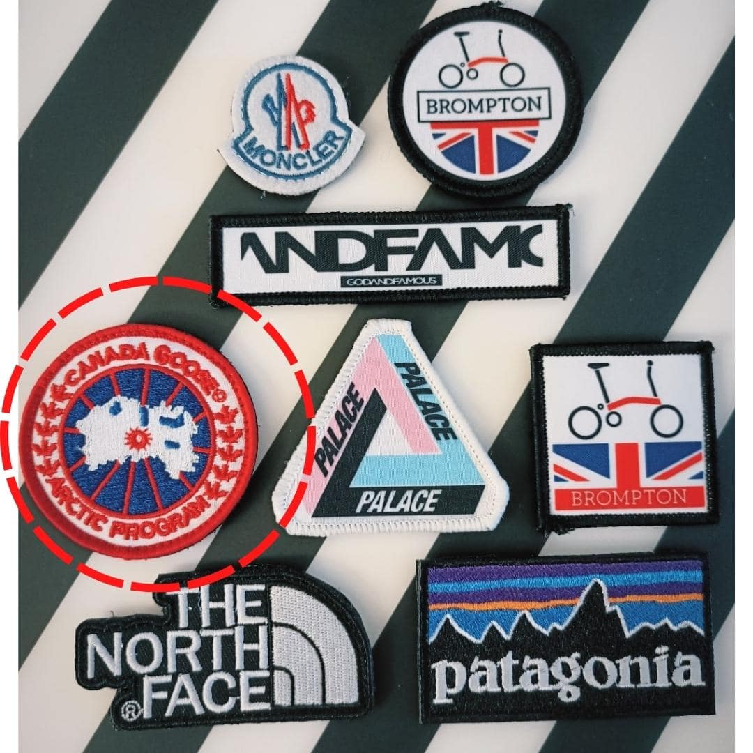 Canada goose hot sale velcro patch