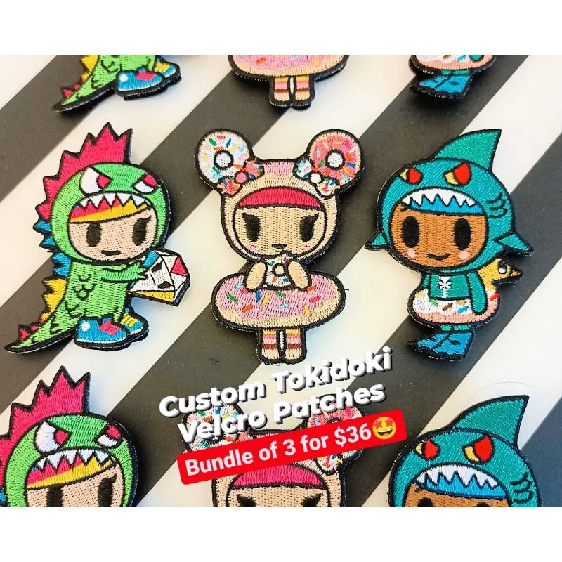 Tokidoki Velcro Patches